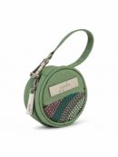 JuJuBe (США) Контейнер для пустышек, футляр, круглая сумочка Paci Pod Зеленая - Embroidered Jade